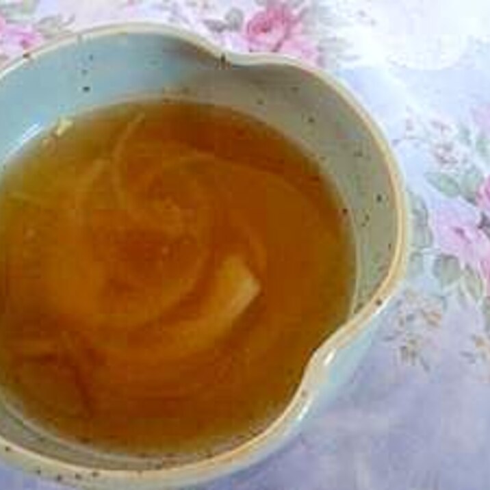 コンソメ味噌生姜スープ